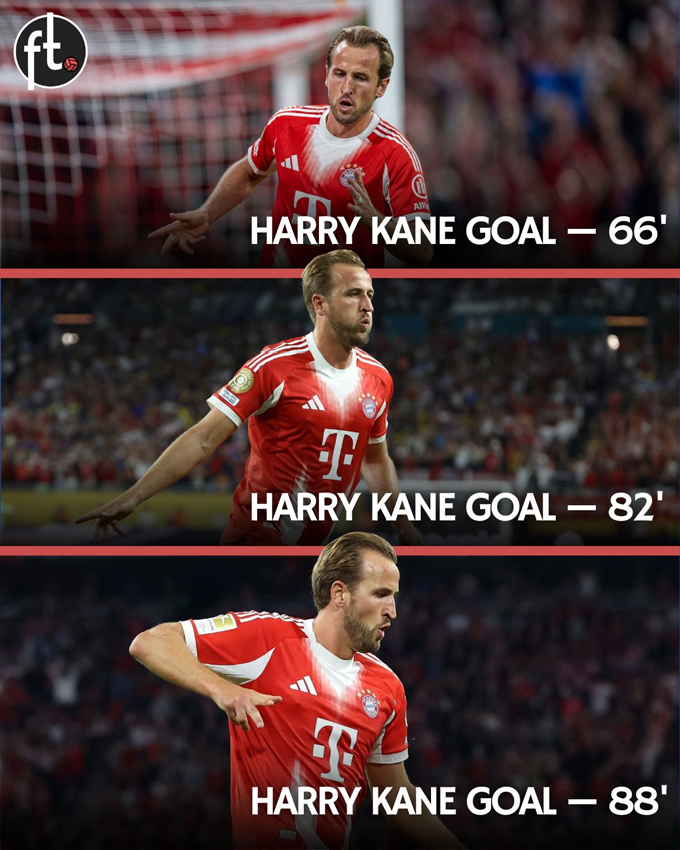 Kane lập hat-trick trong 22 phút