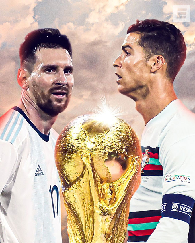 Messi và Ronaldo có cơ hội đối đầu nhau ở kỳ World Cup cuối