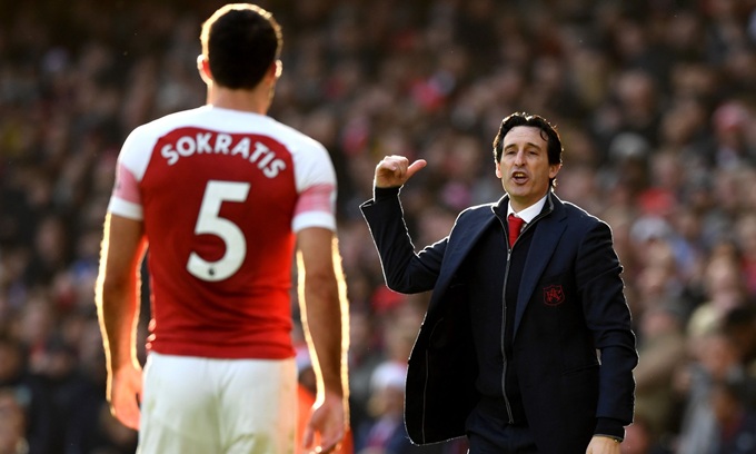 18 tháng ở Arsenal là nốt trầm trong sự nghiệp cầm quân của Emery