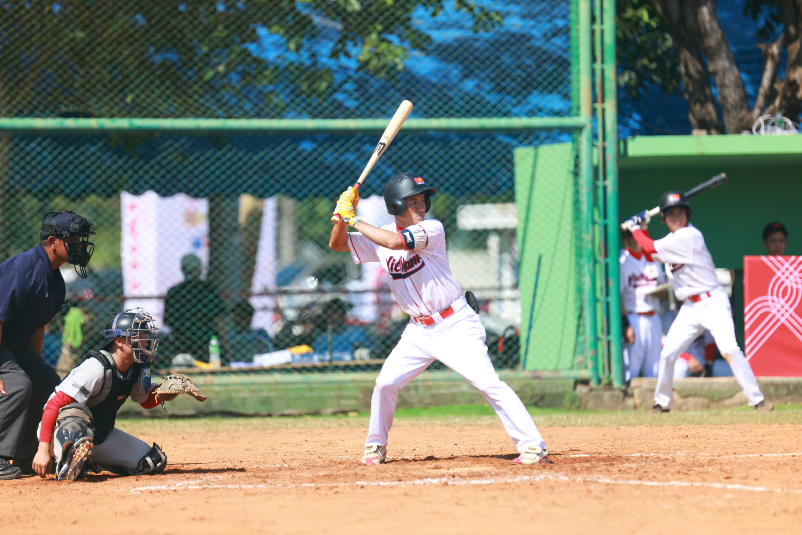 Trận thua trắng trước Lào cho thấy đội tuyển bóng chày Việt Nam còn rất nhiều việc phải làm - Ảnh: Đức Cường