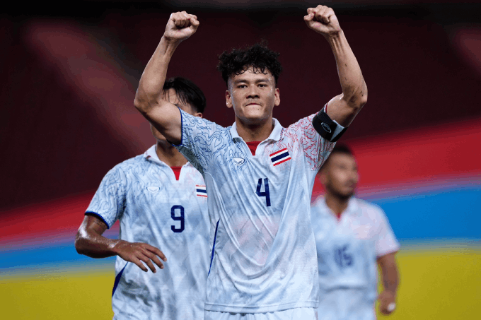 Đội trưởng U22 Thái Lan, Chanapach Buaphan là 1 trong 7 cầu thủ trở về CLB giữa lúc SEA Games diễn ra - Ảnh: FAT