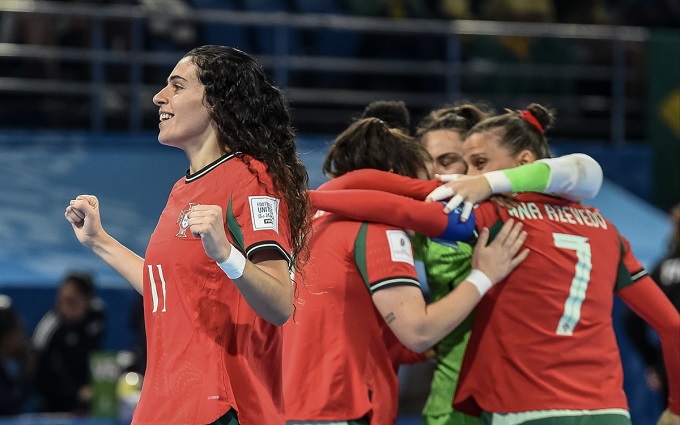 ĐT futsal nữ Bồ Đào Nha cũng toàn thắng đến trước trận chung kết