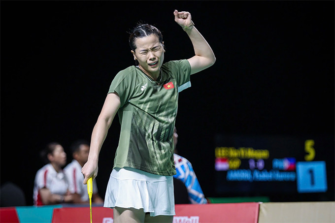 Thùy Linh bị loại ở nội dung đồng đội