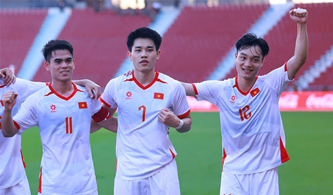 U22 Việt Nam sở hữu đội hình đắt giá nhất SEA Games 33 - Ảnh: Đức Cường 