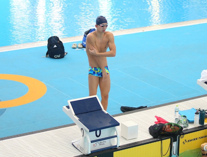 Nguyễn Huy Hoàng đang là tay bơi chủ lực của Việt Nam. Ảnh: Nguyên Khang