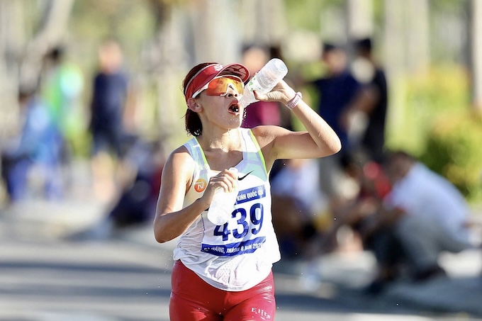 Thanh Phúc, niềm hy vọng vàng của Việt nam ở nội dung đi bộ. Ảnh: Minh Tuấn