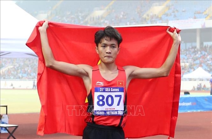 Lương Đức Phước được kỳ vọng ở nội dung 1500m nam. ảnh: Minh Tuấn