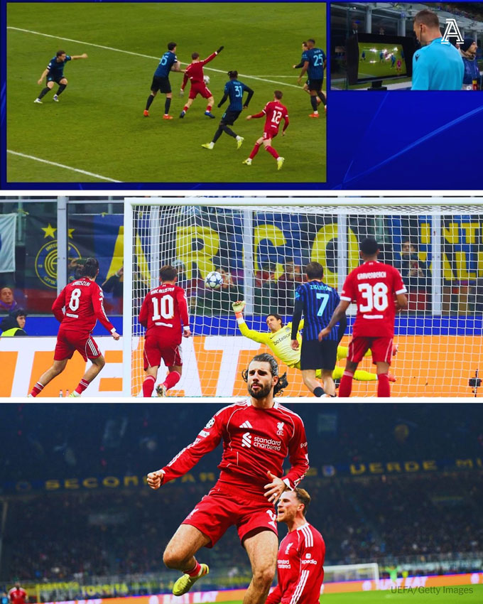 Wirtz bị kéo trong vòng cấm và Liverpool được hưởng phạt đền, Szoboszlai ghi bàn quyết định trận đấu