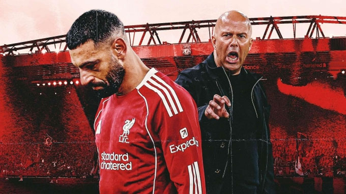 Salah đang tiến gần tới việc rời Liverpool sau khi bùng nổ mâu thuẫn với HLV Arne Slot