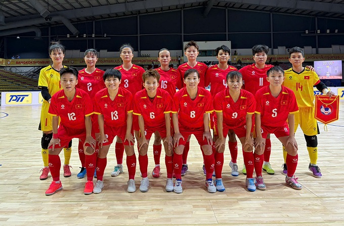 ĐT futsal nữ Việt Nam đã có trận ra quân thắng lợi 