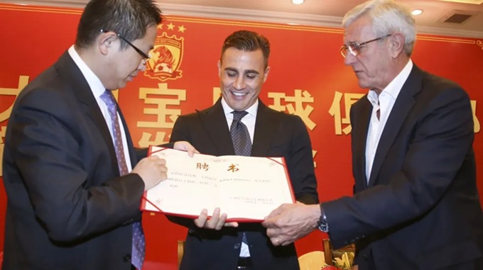 Cannavaro có duyên với bóng đá châu Á