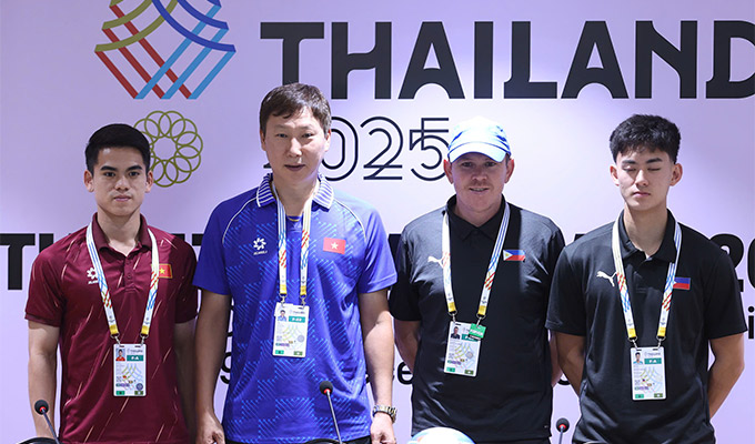 U22 Philippines tự tin mang đến bất ngờ cho U22 Việt Nam - Ảnh: Đức Cường