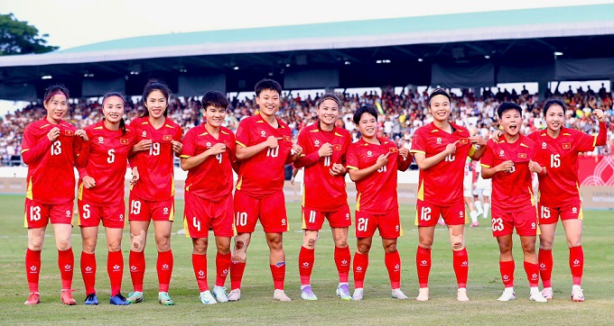 Niềm vui chiến thắng sẽ đến với ĐT nữ Việt Nam. Ảnh: Đức Cường