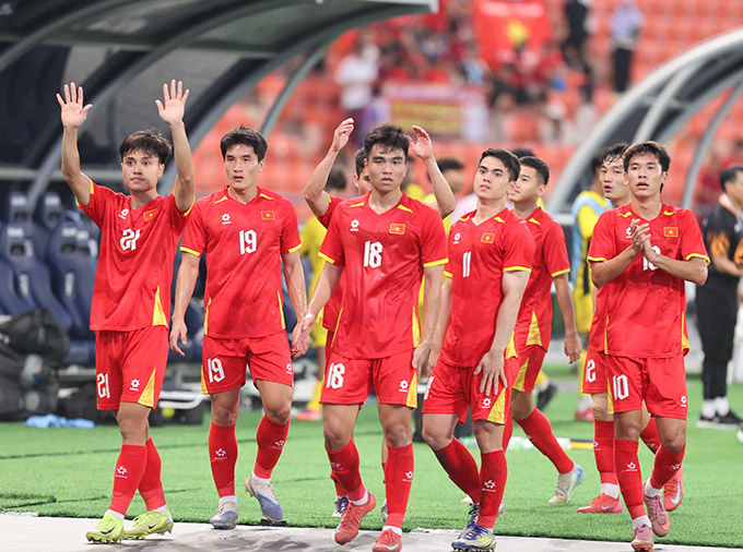U22 Việt Nam sẽ gặp U22 Philippines tại bán kết SEA Games 33 - Ảnh: Đức Cường