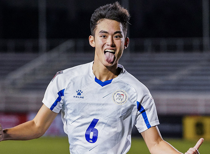 Sandro Reyes là cầu thủ giàu kinh nghiệm ở U22 Philippines