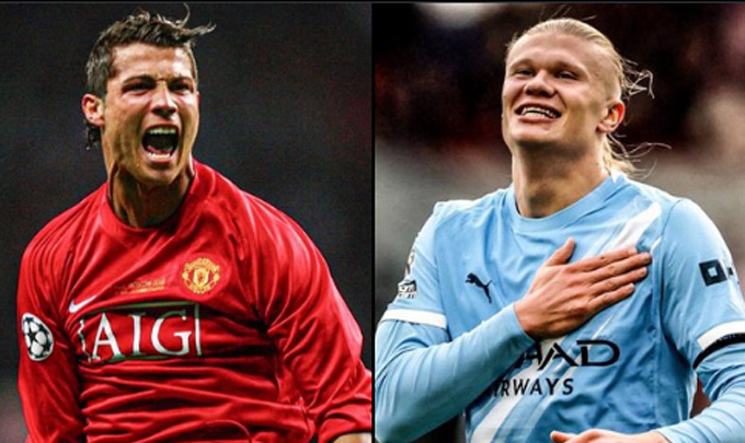 Haaland vượt qua kỷ lục ghi bàn của Ronaldo ở Ngoại hạng Anh