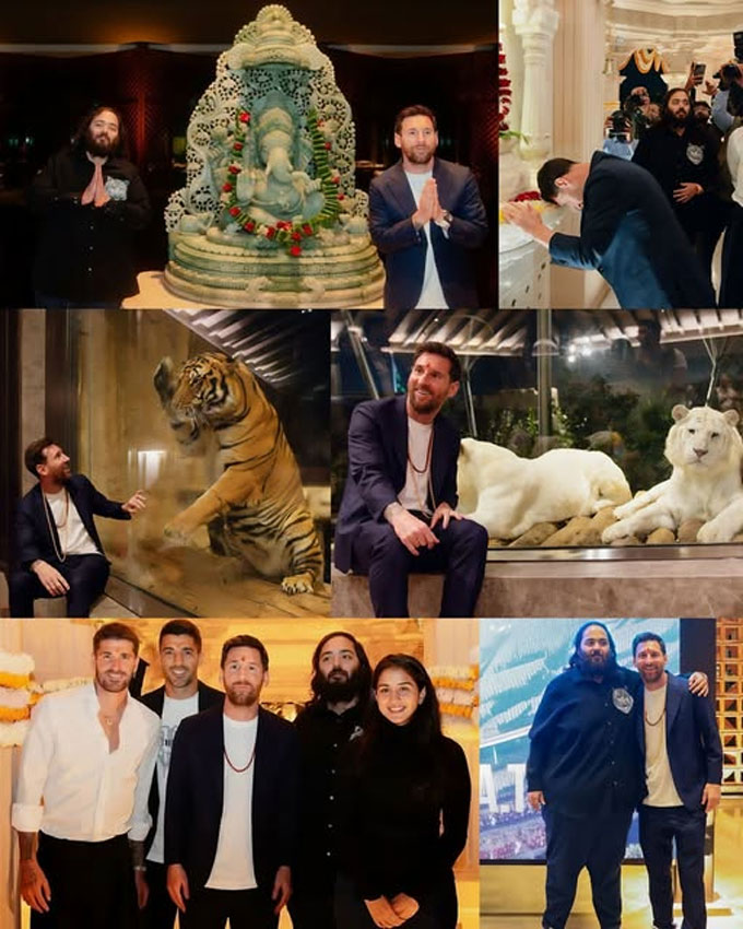 Messi vừa có chuyến thăm Ấn Độ