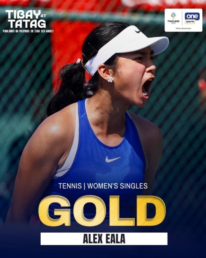 VĐV Alexandra Eala đoạt HCV tại SEA Games 33