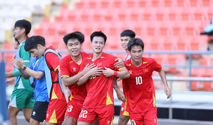 U22 Việt Nam đang hướng tới mục tiêu giành HCV SEA Games 33 - Ảnh: Đức Cường