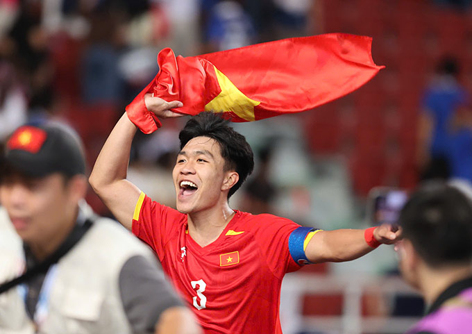 Niềm vui dạt dào của Lý Đức - Ảnh: Đức Cường