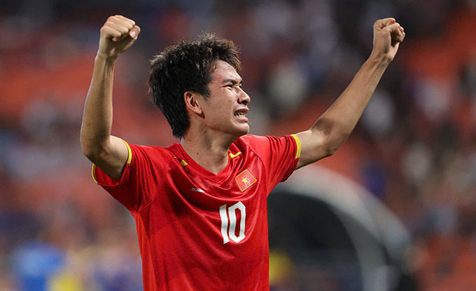 Cầu thủ U22 Việt Nam chia sẻ bí quyết ngược dòng ngoạn mục - Ảnh: Đức Cường