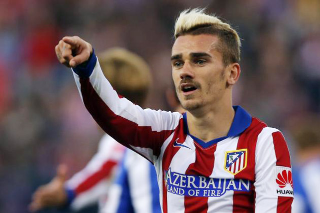 Griezmann trong màu áo Atletico Madrid