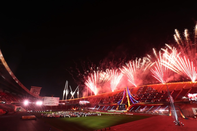 Quang cảnh lễ bế mạc SEA Games 33. Ảnh: Bùi Lượng 