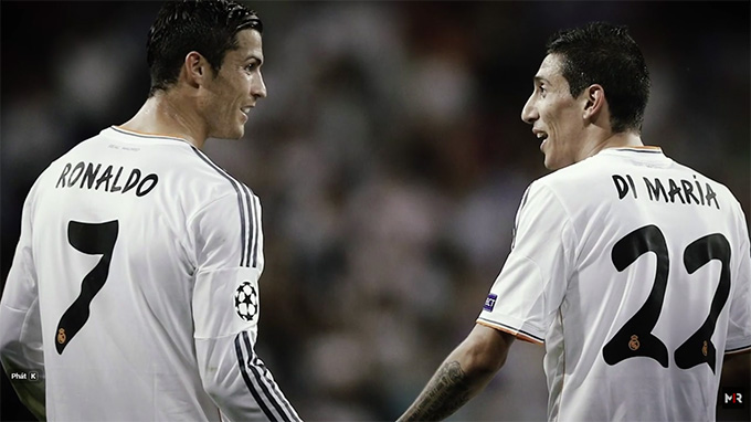 Di Maria từng là đồng đội thân thiết với Cristiano Ronaldo tại Real Madrid