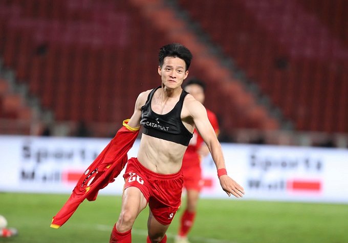 Thanh Nhàn trưởng thành từ lò đào tạo PVF. Ảnh: Đức Cường 