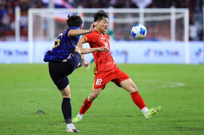 Bộ khung của U22 Việt Nam vừa dự SEA Games 33 vẫn được giữ nguyên. Ảnh: Đức Cường 