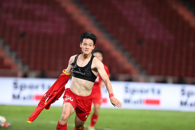 U22 Việt Nam ngược dòng ngoạn mục trước U22 Thái Lan - Ảnh: Đức Cường