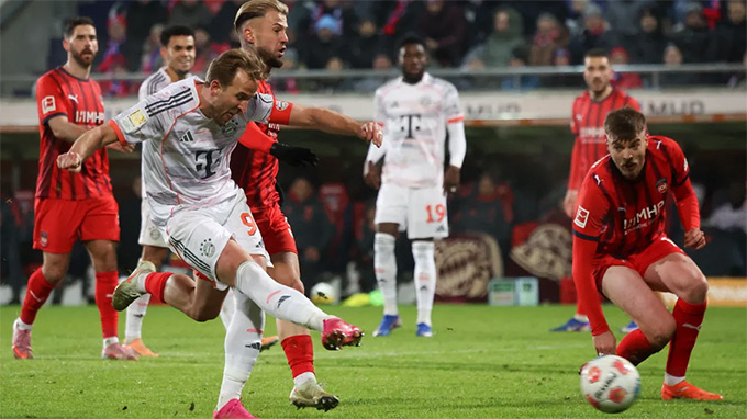 Bayern Munich bùng nổ nhờ phong độ thăng hoa của Kane