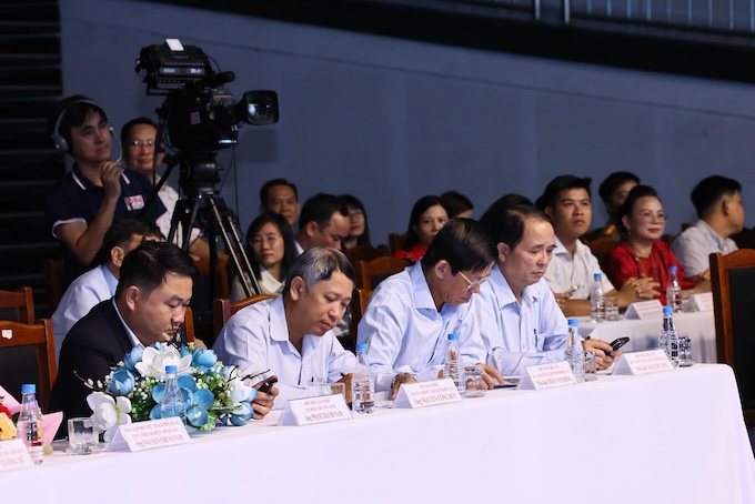 Quang cảnh buổi họp báo về giải. Ảnh: Nguyễn Tấn