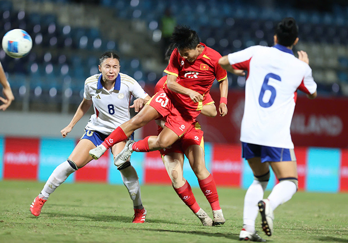 ĐT nữ Việt Nam chuẩn bị cho VCK Asian Cup nữ - Ảnh: Đức Cường