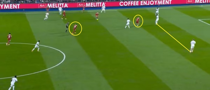 Khoảng trống mênh mông giữa cặp trung vệ Dean Huijsen và Antonio Rudiger