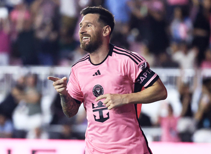 Lionel Messi trong màu áo Inter Miami