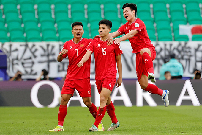 Đình Bắc thi đấu hay trong trận đấu với Nhật Bản ở VCK Asian Cup 2023 