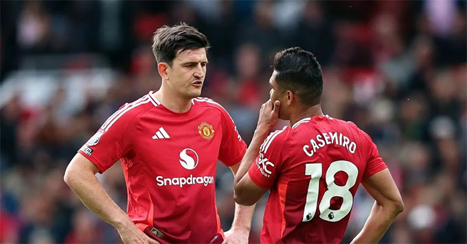 Maguire và Casemiro đều được HLV Amorim đánh giá cao