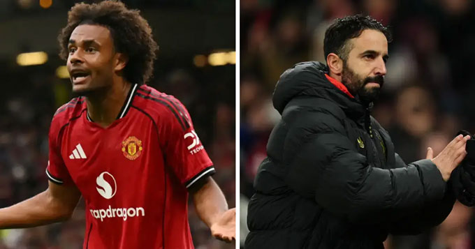 Zirkzee bị HLV Amorim rút ra nghỉ ở hiệp 2