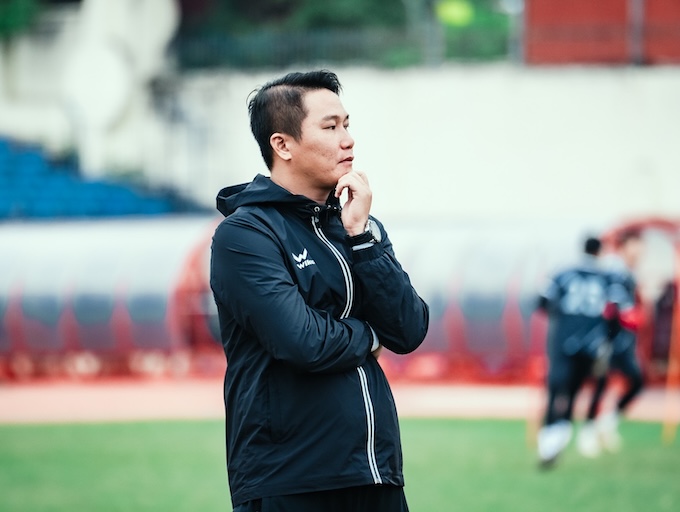 HLV Mai Xuân Hợp rất âu lo cho tương lai của Thanh Hoá. Ảnh: CTV