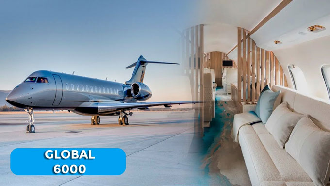 Vinicius Junior thuê máy bay Bombardier Global 6000 để di chuyển