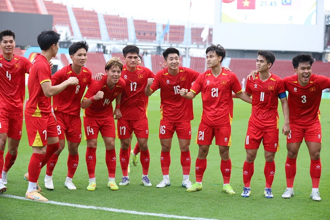 HLV Kim Sang Sik tiếp tục tin dùng những gương mặt quen thuộc của U23 Việt Nam ở VCK U23 châu Á 2026 - Ảnh: Đức Cường 
