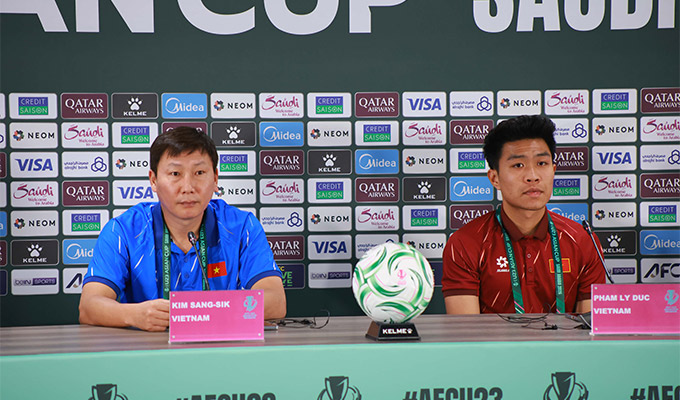 Dù phải đối đầu với 3 đối thủ mạnh hơn nhưng U23 Việt Nam đặt quyết tâm giành vé vào tứ kết - Ảnh: Ted Trần 