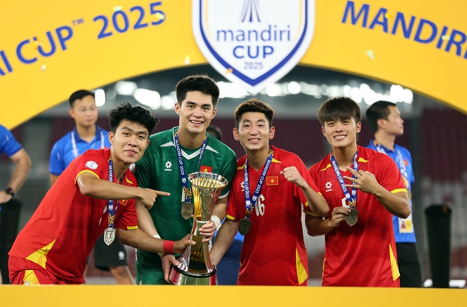 U23 Việt Nam được xem là niềm hy vọng số 1 của Đông Nam Á ở VCK U23 châu Á 2026 - Ảnh: Anh Khoa 