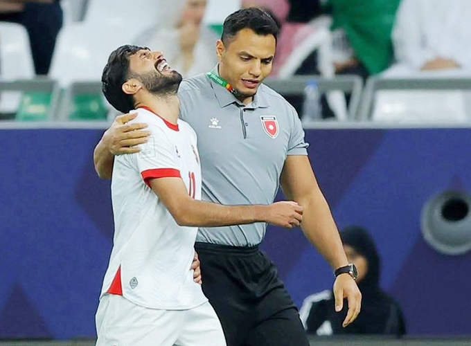 U23 Jordan mất Al-Moghrabi vì chấn thương khi đấu U23 Việt Nam