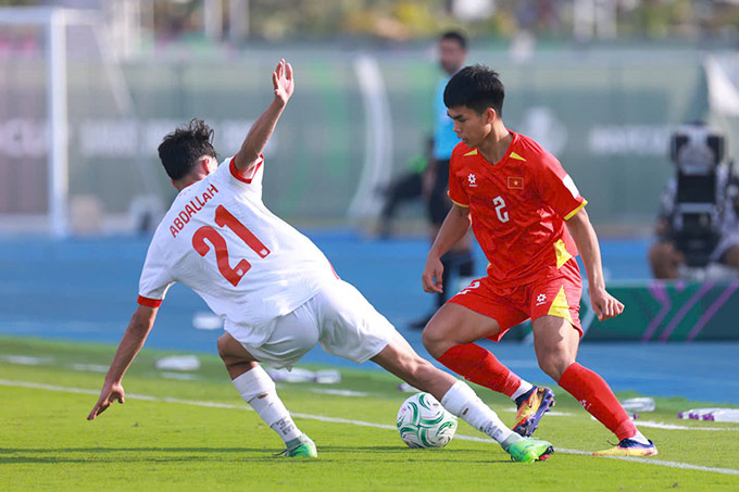 U23 Việt Nam đã thi đấu ấn tượng trước U23 Jordan - Ảnh: Nam Nghĩa