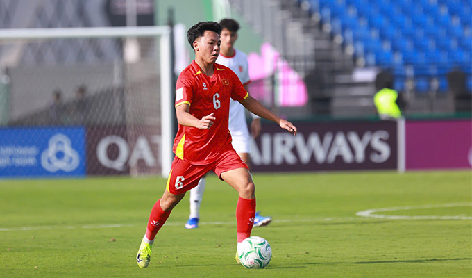 U23 Việt Nam chơi tự tin, đĩnh đạc trước U23 Jordan - Ảnh: Ted Trần TV 
