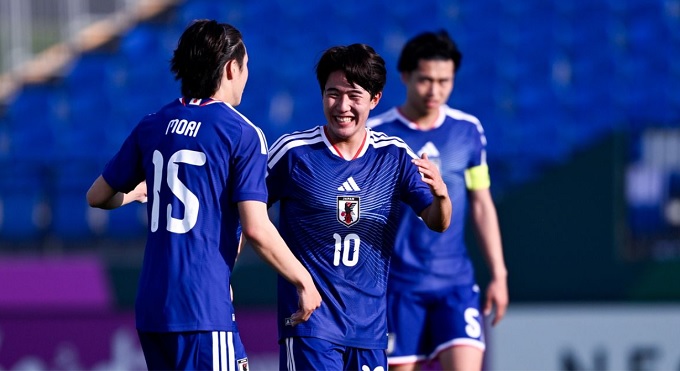 U23 Nhật Bản đại thắng 