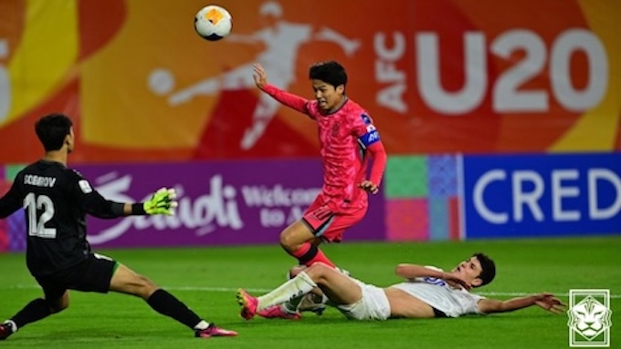 U23 Hàn quốc chơi lấn lướt, nhưng không có bàn thắng 