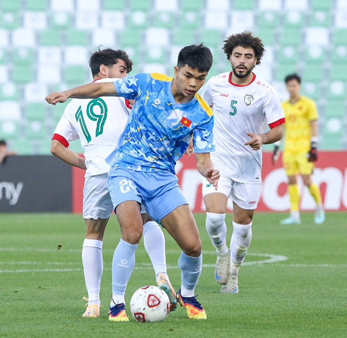 Lê Phát được đá chính trận mở màn VCK U23 châu Á 2026 của U23 Việt Nam 